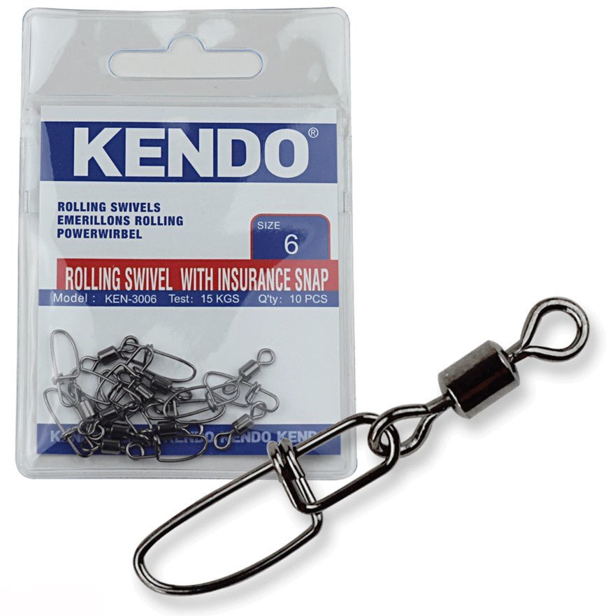 Kendo Rolling Swivel Insurance Snap 10 Adet