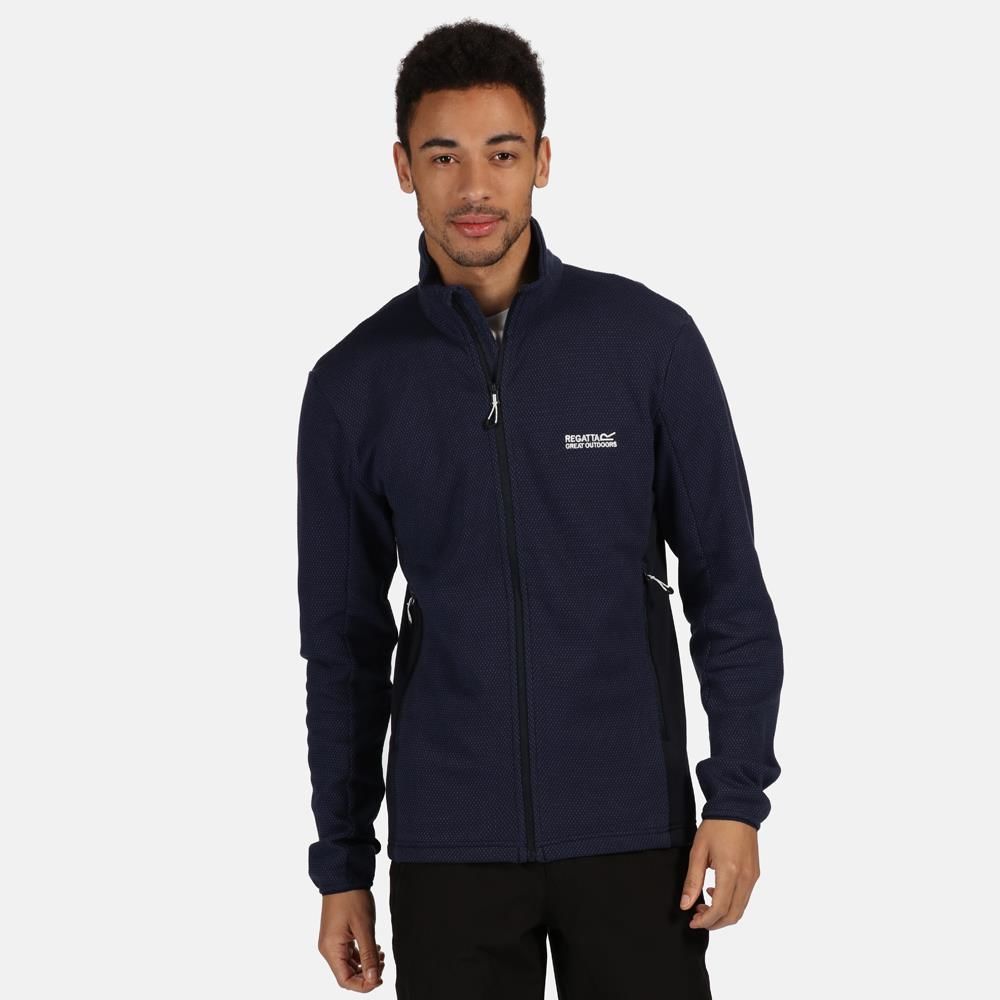 Regatta Highton Zip Fleece Erkek Polar-LACİVERT